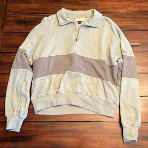 target green quarter zip small